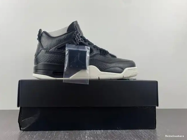 MaikeSneakers Retro Jordan 819139-010 Black Hair Pony 4 0604
